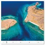 Nástěnný kalendář 2026 - Aqua