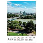 Nástěnný kalendář 2026 český Bratislava