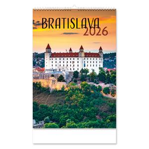 Nástěnný kalendář 2026 český Bratislava