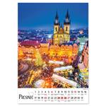 Nástěnný kalendář 2026 český Praha