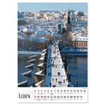 Nástěnný kalendář 2026 český Praha