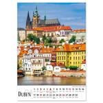 Nástěnný kalendář 2026 český Praha
