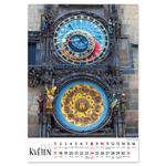 Nástěnný kalendář 2026 český Praha