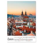 Nástěnný kalendář 2026 český Praha