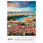 Nástěnný kalendář 2026 český Praha