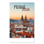 Nástěnný kalendář 2026 český Praha