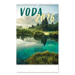 Nástěnný kalendář 2026 český Voda