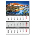 Nástěnný kalendář 2026 - Hory – 3měsíční/Hory – 3mesačné