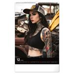 Nástěnný kalendář 2026 Inked Girls
