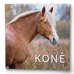 Nástěnný kalendář 2026 Koně