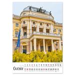 Nástěnný kalendář 2026 slovenský Bratislava