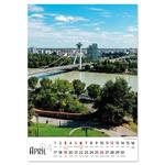 Nástěnný kalendář 2026 slovenský Bratislava