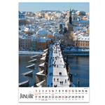Nástěnný kalendář 2026 slovenský Praha
