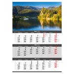 Nástěnný kalendář 2026 - Trojmesačný kalendář - Slovensko