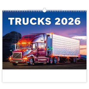 Nástěnný kalendář 2026 - Trucks