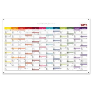 Nástěnný kalendář Plánovací mapa 2026 SK s očky na zavěšení - 100 x 63 cm - barevná