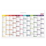 Nástěnný kalendář Plánovací mapa 2027 CZ - 100 x 63 cm - barevná