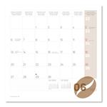 Nástěnný poznámkový kalendář 2022 Káva, voňavý