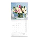 Nástěnný poznámkový kalendář 2022 Květiny