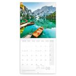 Nástěnný poznámkový kalendář 2023 Alpy
