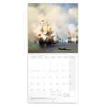 Nástěnný poznámkový kalendář 2023 Bitevní lodě
