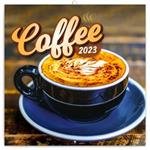 Nástěnný poznámkový kalendář 2023 Káva - voňavý