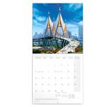 Nástěnný poznámkový kalendář 2023 Mosty
