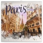 Nástěnný poznámkový kalendář 2023 Paříž
