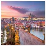 Nástěnný poznámkový kalendář 2023 Praha letní