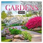 Nástěnný poznámkový kalendář 2023 Zahrady