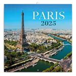 Nástěnný poznámkový kalendář 2025 Paříž