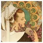 Nástěnný poznámkový kalendář 2026 Alfons Mucha