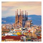 Nástěnný poznámkový kalendář 2026 Barcelona