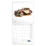 Nástěnný poznámkový kalendář 2026 Classic Cars - Václav Zapadlík