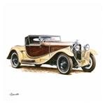 Nástěnný poznámkový kalendář 2026 Classic Cars - Václav Zapadlík