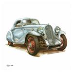 Nástěnný poznámkový kalendář 2026 Classic Cars - Václav Zapadlík