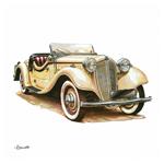 Nástěnný poznámkový kalendář 2026 Classic Cars - Václav Zapadlík
