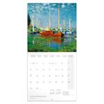 Nástěnný poznámkový kalendář 2026 Claude Monet