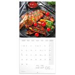 Nástěnný poznámkový kalendář 2026 Gourmet