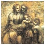 Nástěnný poznámkový kalendář 2026 Leonardo da Vinci
