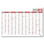 Nástěnný roční kalendář 2023 B1 - Červená