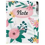 Notes DESIGN A4 linkovaný - Květiny