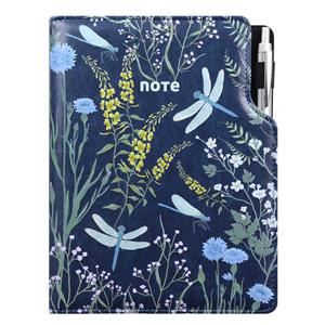 Notes DESIGN A4 linkovaný - modrá - vážký