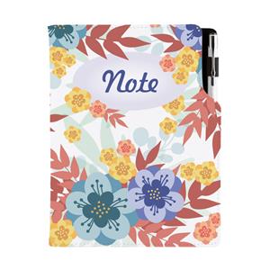 Notes DESIGN A4 linkovaný - Podzimní květiny