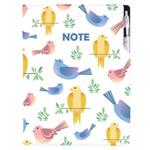 Notes DESIGN A4 linkovaný - Ptáci
