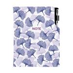 Notes DESIGN B6 linkovaný - Ginkgo