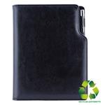 Notes GEP A5 nelinkovaný - černá/černý vnitřek - recyklovaná koženka