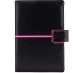 Notes MAGNETIC A5 nelinkovaný - černá/růžová