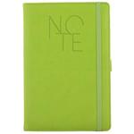 Notes POLY A5 linkovaný - světle zelená