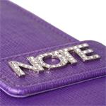 Notes - zápisník BRILIANT B6 čtverečkovaný - fialová